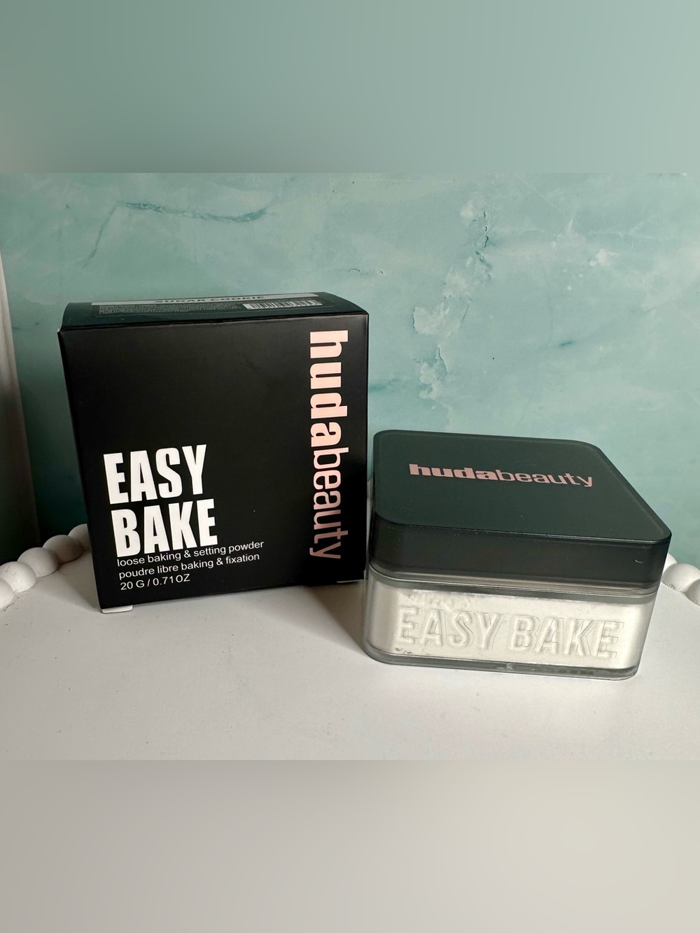 HUDA BEAUTY Easy Bake Loose Setting Powder Sugar Cookie, full size, New